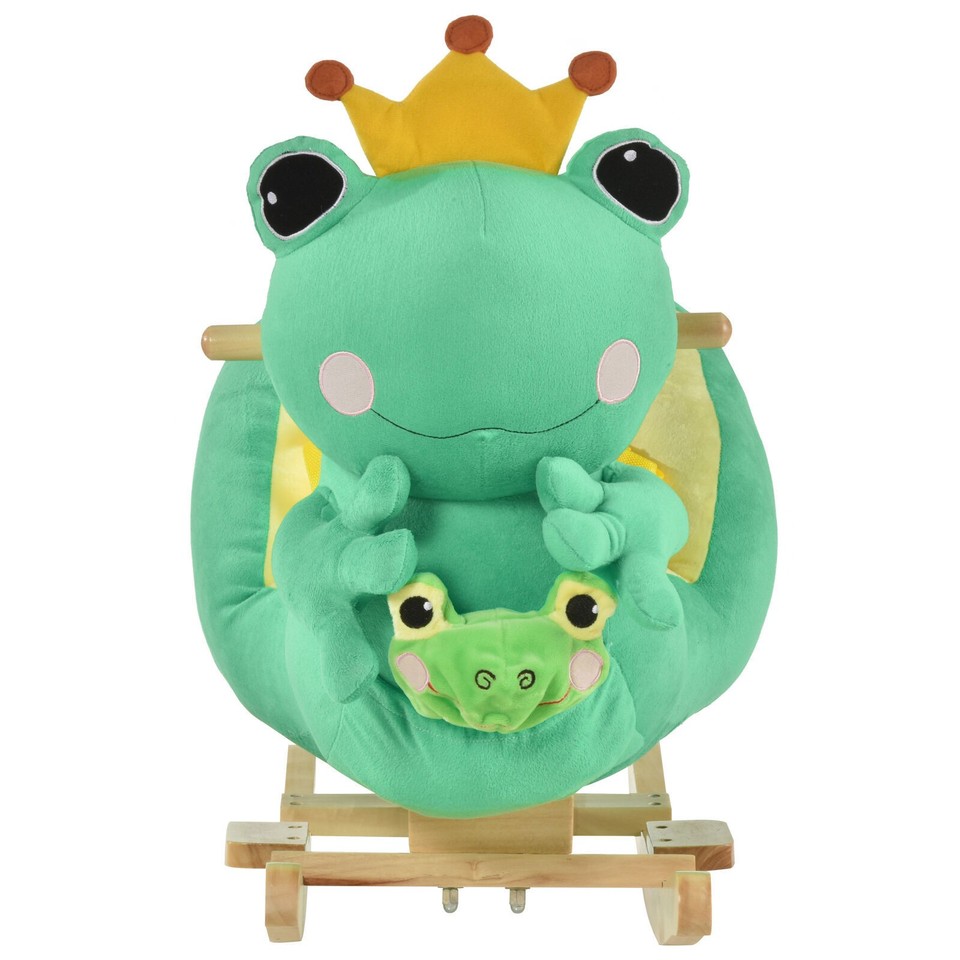 Kids Ride On Toy Swaying Frog Rocking Horse Chair Play Toy for 1-3 ...