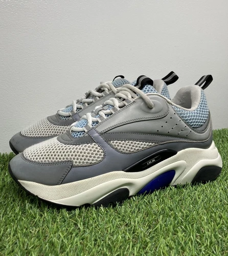 Taille 42 (9 US) Baskets Dior B22 « Gris Bleu » EXCELLENT ÉTAT !