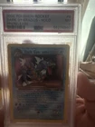 Pokémon Rocket-Holo Dark Gyarados #8 PSA 7 Prerelease 2000 Small Crack