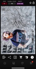 DIGITAL TOPPS WWE SLAM Sami Zayn FREEZE 25 SUPER RARE WHITE SIGNATURE Read