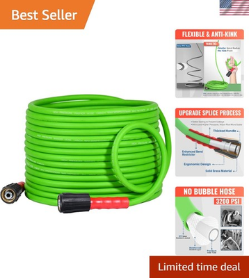#ad Lightweight 40FT Pressure Washer Hose Kink Resistant for Effortless Cleaning $45.99
