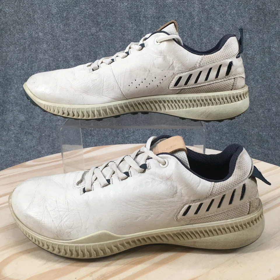 Ecco Zapatos Para Hombres 42 Beige Cuero Biom Híbrido 3 Gore Tex Tenis de Golf Foto 2 de 4