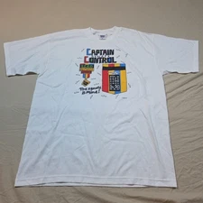 Vintage 1990s Captain Remote Control T Shirt Size XL Single Stitch
