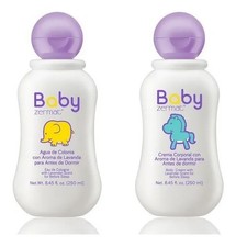 New Set 2pc Baby Body Cream  Cologne with Lavender Scent Alcohol Free by Zermat