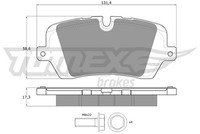 Tomex Brakes Bremsbelagsatz, Scheibenbremse TX 18-34 FüR Land Rover