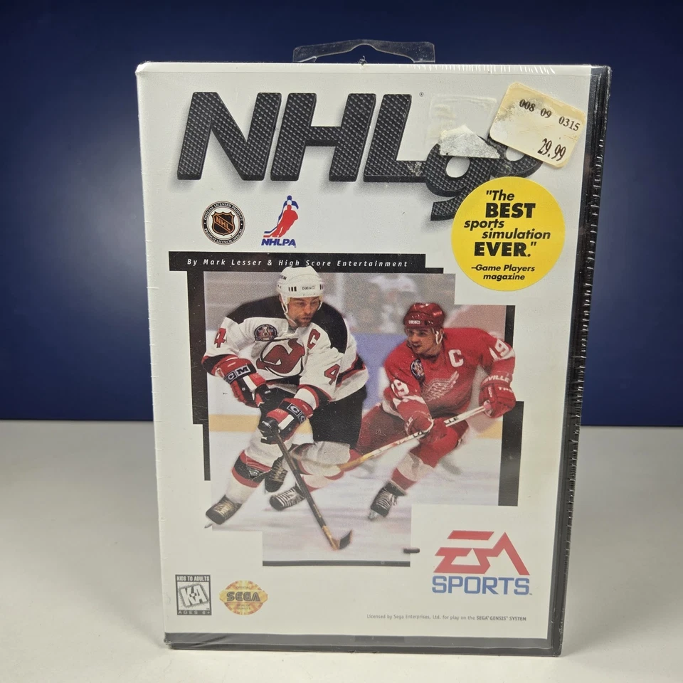 Brand New Factory Sealed NHL '96 Sega Genesis Video Game EA Sports Hang Tab - Image 2 of 4