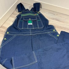 Liberty Overalls Mens 36X30 Bibs Overalls Denim Workwear Carpenter Farmer NWT