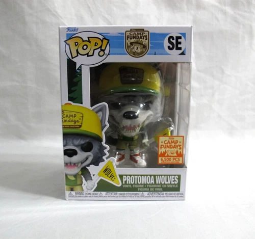 Funko Camp Fundays 2023 Box of Fun - Protomoa Wolves LE 6500 - Fast Shipping!