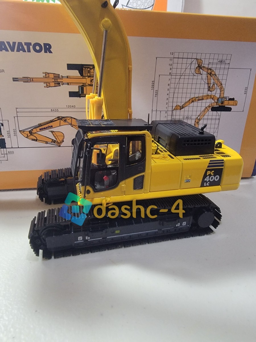 KOMATSU PC400LCダイキャストモデル 1/50 USバージョン KOMATSU PC400LCダイキャストモデル 1/50 USバージョン - メルカリ