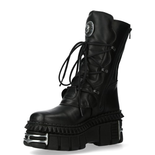New Rock Nomad Unisex Leather Boots - M-WALL373-S10 • Ships in 2-4 Weeks • Go... - Picture 4 of 8