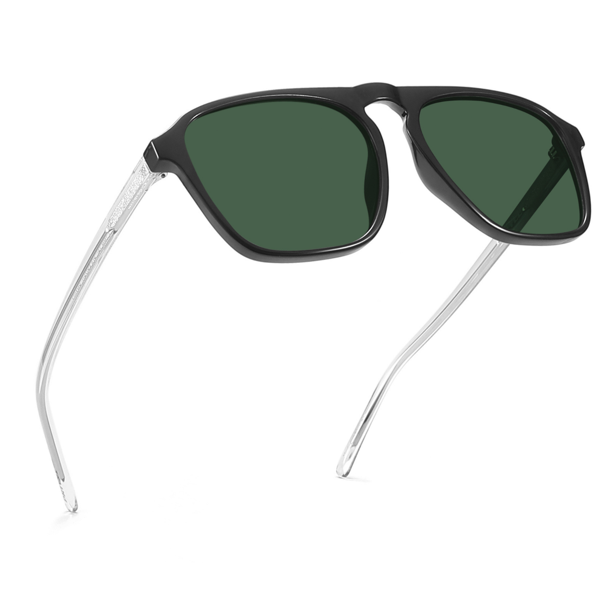 Retro Oversized Square Aviator Polarized Sunglasses UV400 Amazon.com: SeeBand Retro Oversized Square Sunglasses for  main image 4
