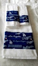 Los Angeles Dodgers 3 Piece Bath Towel Set Handmade Great Gift 