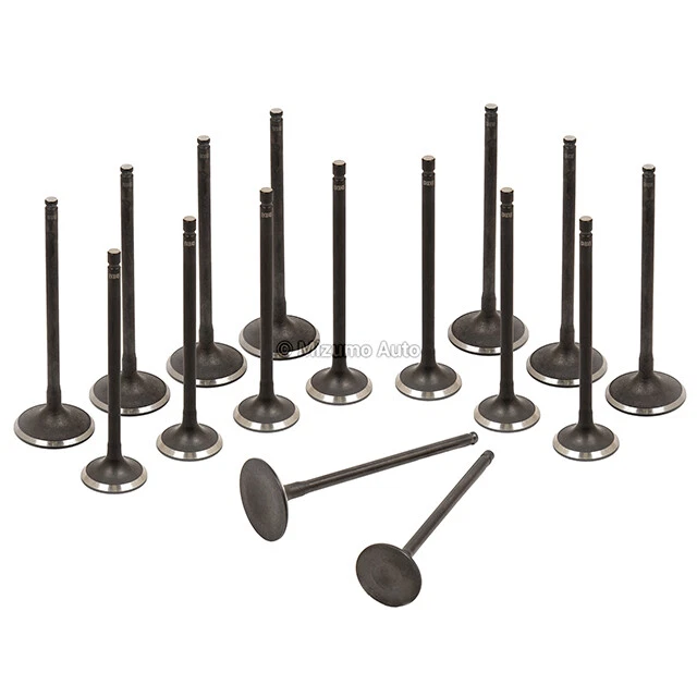 Válvulas de escape de admisión aptas para 07-12 Nissan Sentra Versa Cube 1.8 2.0 MR18DE MR20DE Foto 2 de 4