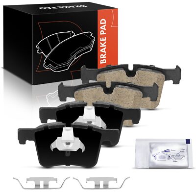 Front Ceramic Brake Pads w/ Hardware for BMW F30/F31/F32 228I 230I 328I ...