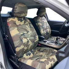 For Nissan Rogue 2015 Front Car Seat Covers Cotton Desert Camo Design