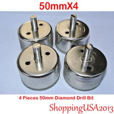 4X50mm Diamond tool metal drill bit set hole saw granite glass ceramic marble 