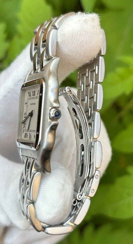 Cartier Panthère 腕時計 ステンレス 9.5 Vintage Cartier Panthere Jumbo 1300 Stainless Steel 29MM watch