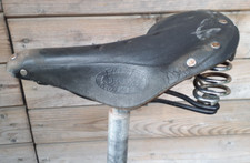 Brooks großer ur alter ledersattel fahrrad sattel gefedert - KELLER Fund