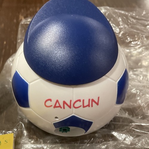 Vintage Cancun Mexico Señor Frogs “It’s Frog Time” Soccer Ball Clock NIB Rare - Picture 3 of 10