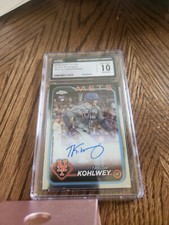 2024 Topps Chrome Rookie Autographs #RA-TK Taylor Kohlwey CGC 10 GEM MINT