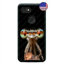Google Pixel 3 3XL 2XL Funny Cute Dragonfly Green Cell Phone Case Custom Cover