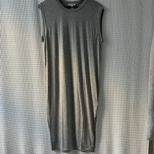 Silence + Noise Urban Outfitters gray sleeveless dress back cutout oversize XS