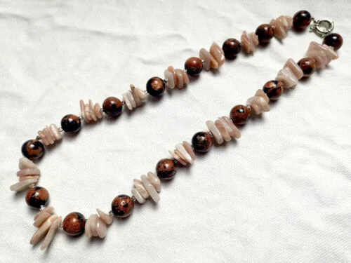 Oro blanco de belleza Goldstone Collares y colgantes De moda