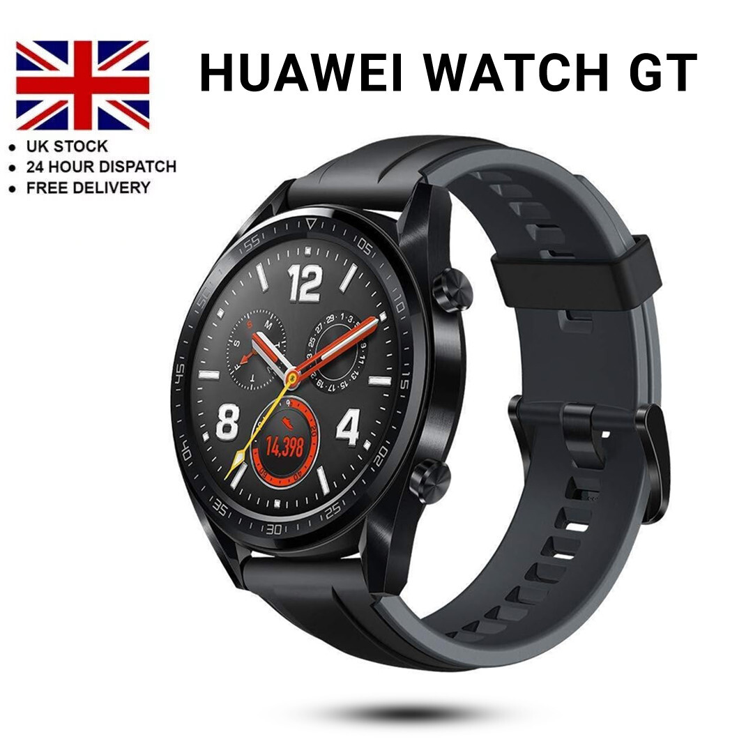 Huawei Watch GT 46.5 mm Black FTN-B19 excellent Condition | eBay UK