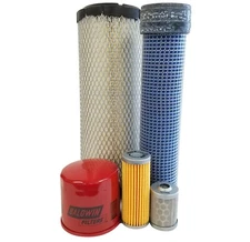 CFKIT Filter Kit Compatible with Kobelco  SK35SR & SK35SR-2 (No Hyd Canister)
