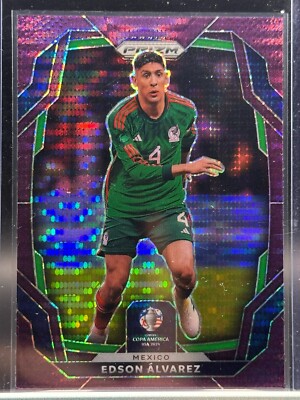 2024 Panini Prizm Copa America Edson Alvarez /49 Purple Pulsar Prizm #136 Mexico