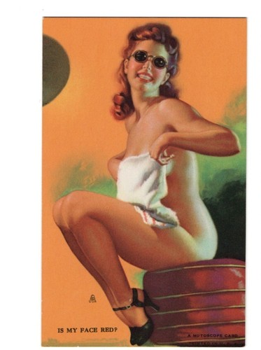 4 Mutoscope “Girl next door” 1940’s Pin Up Glamour Ladies Cards Earl Moral et al - Picture 4 of 6