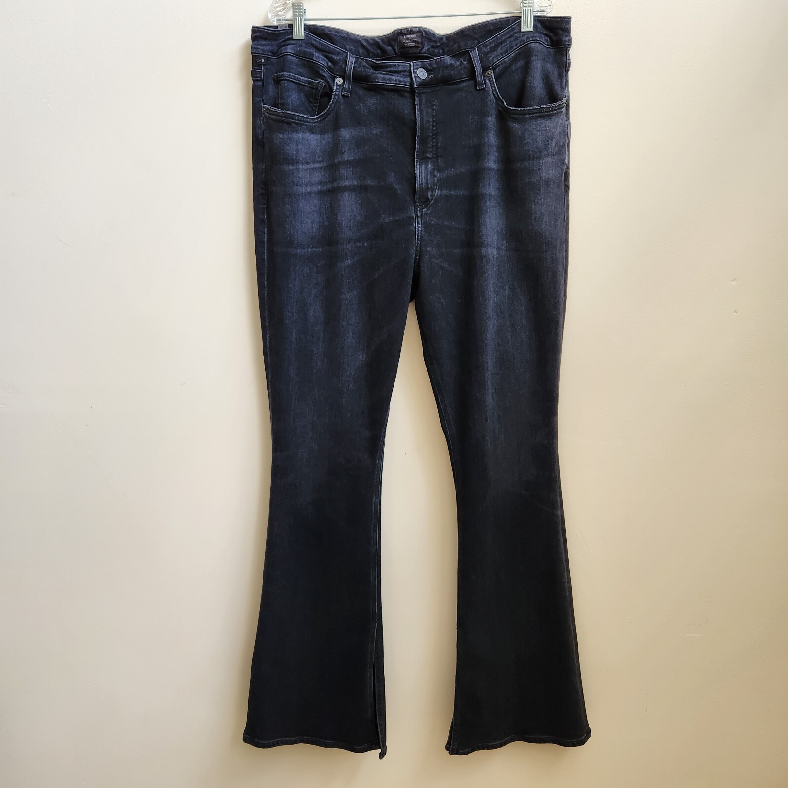 Citizens of Humanity Women's Georgia High-Rise Bootcut Black Denim Jeans Size 20W