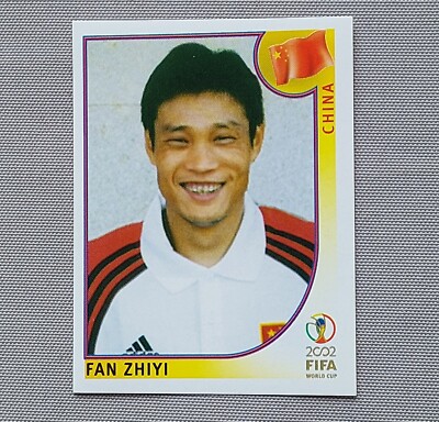 Panini WM 2002 Sticker Nr. 212 Fan Zhiyi