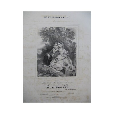 Puget Loïsa Meine erste Freundschaft Romantik Gesang Klavier ca1840