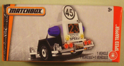 BLUE 2017 Matchbox #56 Speed Trapper™ WHITE MOC SILVER