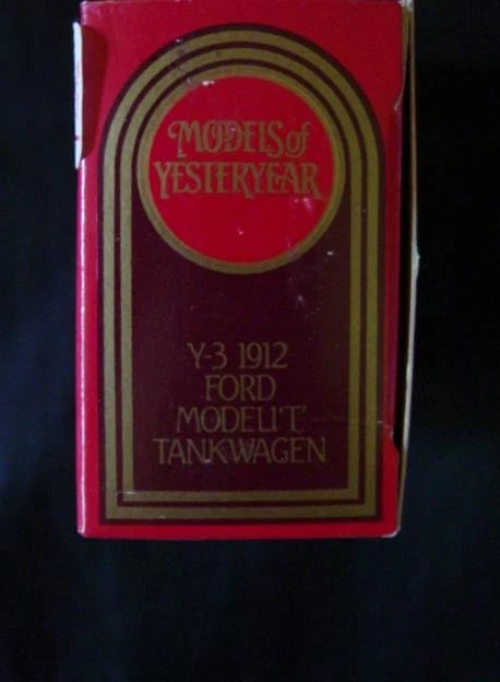 Matchbox Lesney - Modelos de Antaño Y-3 1912 Modelo "T" FORD TANKER Clavel Foto 3 de 3