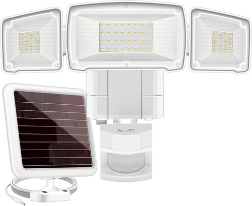 AmeriTop Solar Lights Outdoor, Super Bright 1600LM LED 6000K Solar Motion Sensor