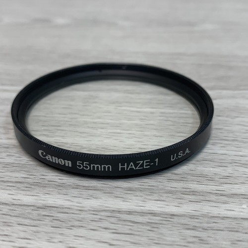 Canon 55mm Haze-1 Filter Lens Made in USA OEM Genuine Vintage