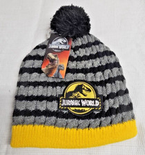 NWT BERKSHIRE Fashions one size JURASSIC WORLD DINOSAUR BOY HAT Beanie hat