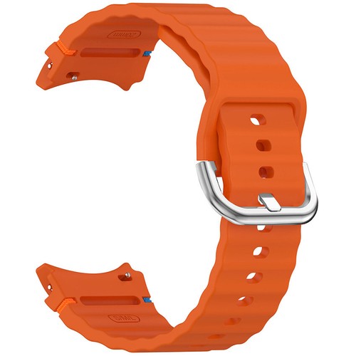 For Samsung Galaxy Watch7/FE/6 classic/5 pro/4 classic Silicone Watch Band Strap - Picture 9 of 29