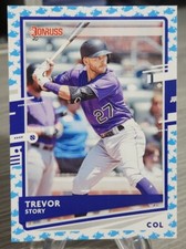 Trevor Story 2020 Donruss Baby Shark #166 Colorado Rockies/Boston Red Sox 