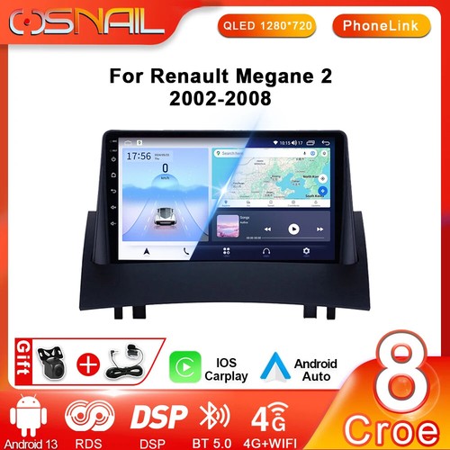 Per Renault Megane 2 2002-2008 Android Autoradio CarPlay Lettore Multimediale GPS - Foto 2 di 28