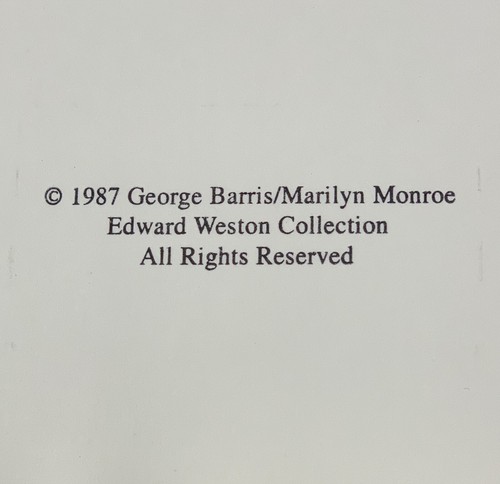 George Barris Marilyn Monroe unbetiteltes Foto aus Originalnegativ unsigniert 8x10 - Bild 2 von 2
