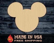 Mouse Rat Animal Wood Cutout Shape Blank Unpainted Sign 1/4 inch thick