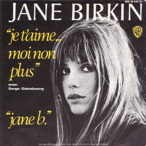 JANE BIRKIN ジュ•テーム　7㌅レコード Japan Used Record] Jane Birkin Je T'Aime 7 Inch Record | eBay