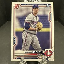 2021 Bowman Draft Steven Hajjar #BD-161 Minnesota Twins