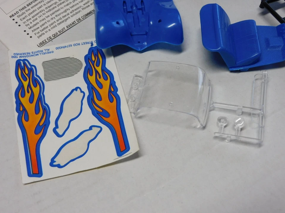 Revell Ford Street Rod SnapTite 1/32 Hot Rod car vintage plastic kit 6274 &box - Immagine 2 di 4