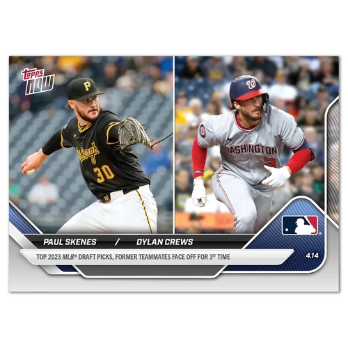 2025 Topps Now Card #70 Paul Skenes & Dylan Crews - QTY