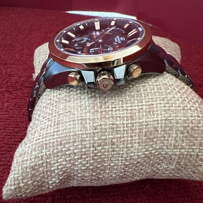 CASIO EDIFICE EQB510RBM-1A Bluetooth Solar Red Bull Great