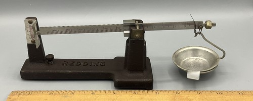 Vintage Redding Powder & Bullet Balance Beam Scale Cast Metal Base | eBay